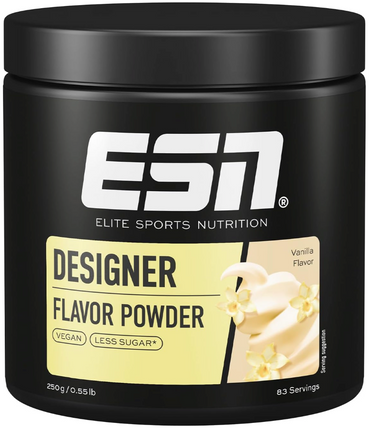 Designer Flavor Powder - Vanilla (250g) - MHD 30.06.2026 , ESN Designer Flavor Powder - Vanilla (250g) - MHD 30.06.2026 , ESN