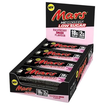 Mars Hi Protein Low Sugar - MHD 13.08.26, Raspberry Smash Mars Hi Protein Low Sugar - MHD 13.08.26, Raspberry Smash
