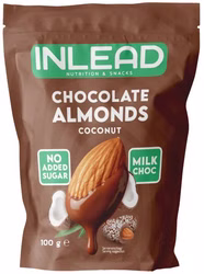Chocolate Almonds (100g) - MHD 30.11.2026, Inlead Nutrition Chocolate Almonds (100g) - MHD 30.11.2026, Inlead Nutrition