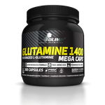 L-Glutamine Mega Caps 1400 (300 Caps), Olimp