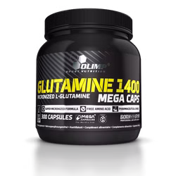 L-Glutamine Mega Caps 1400 (300 Caps), Olimp L-Glutamine Mega Caps 1400 (300 Caps), Olimp