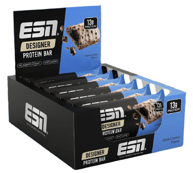 Esn Designer Bar Box (12X45g), - Geschmack: Dark Cookie White Choc