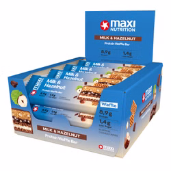 Milky Waffle Protein Bar (12x40g) - MHD 31.10.26, Maxi Nutrition Milky Waffle Protein Bar (12x40g) - MHD 31.10.26, Maxi Nutrition