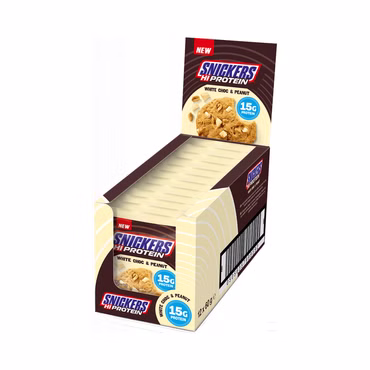 Snickers White Protein Cookie Box (12x60g) Snickers White Protein Cookie Box (12x60g)