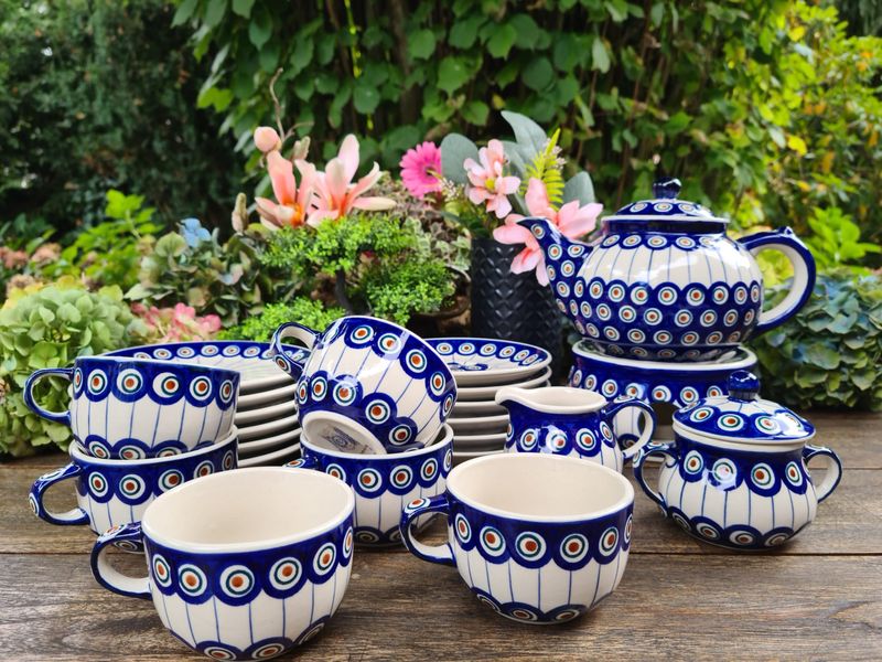 Kaffee-Service f. 6 Pers. mit Kanne u. Stövchen, 2. Wahl, Tradition 13, BSN 21539