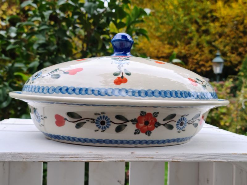 Servierschale / Käseglocke m. Deckel, 1700 ml, Tradition 53