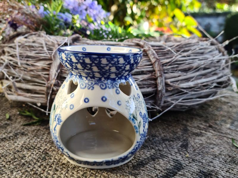 Duftstövchen, Aromalampe, Höhe 9 cm, Floral Party