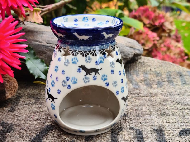 Duftstövchen, Aromalampe, Höhe 11 cm, Dackel