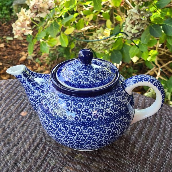 Teekanne / Kaffeekanne 900 ml – Bunzlauer Keramik - Bunzlauergrosshandel Ceramika Artystyczna – 750 g – Form 264 - Collection - Midnight Blue