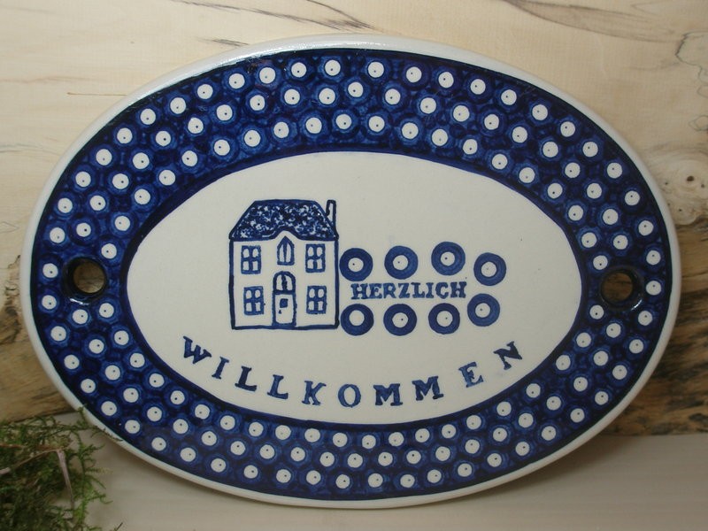 Bunzlauer Türschild 
