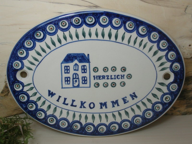 Bunzlauer Türschild 