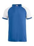 Royalblau/weiss