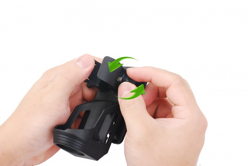 NEXTORCH V5 Tactical Taschenlampen Holster - 360 Grad drehbar, Schnellverschluss, Gürtelclip NEXTORCH V5 Tactical Taschenlampen Holster - 360 Grad drehbar, Schnellverschluss, Gürtelclip