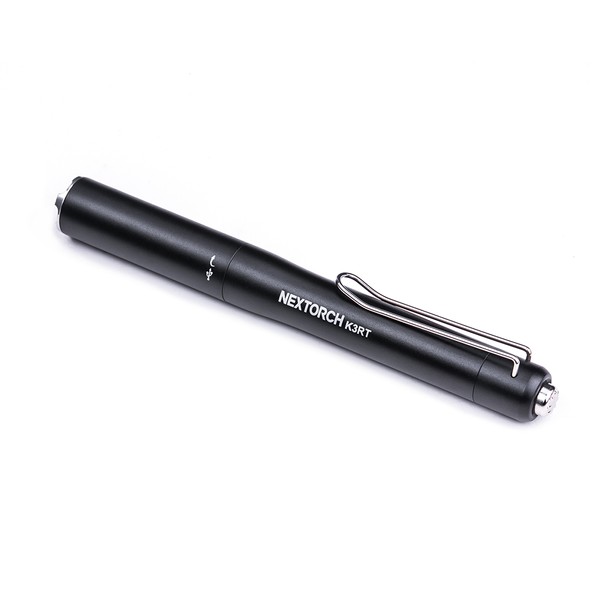 NEXTORCH K3RT - Tactical Penlight K3RT 330 Lumens with Nano Ceramic Glass Breaker, USB-C incl. Rechargeable Battery NEXTORCH K3RT - Tactical Penlight K3RT 330 Lumens with Nano Ceramic Glass Breaker, USB-C incl. Rechargeable Battery