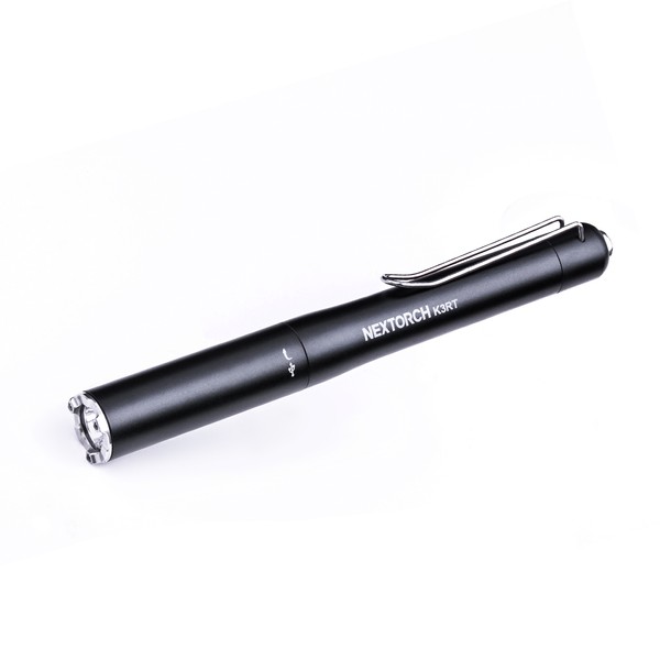 NEXTORCH K3RT - Tactical Penlight K3RT 330 Lumens with Nano Ceramic Glass Breaker, USB-C incl. Rechargeable Battery NEXTORCH K3RT - Tactical Penlight K3RT 330 Lumens with Nano Ceramic Glass Breaker, USB-C incl. Rechargeable Battery