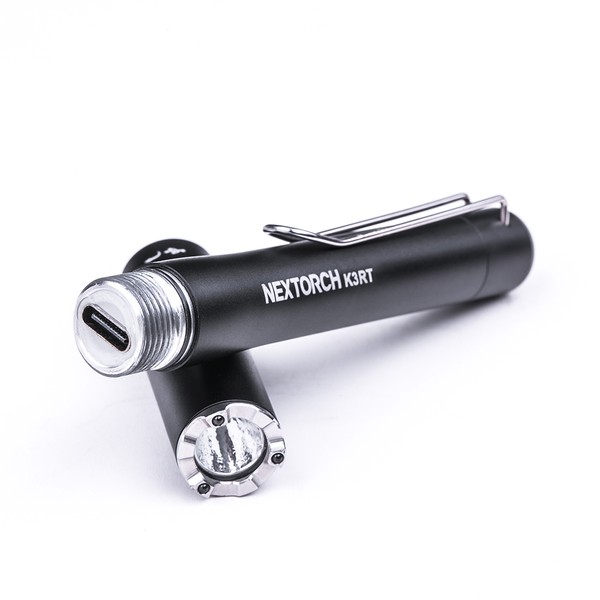 NEXTORCH K3RT - Tactical Penlight K3RT 330 Lumens with Nano Ceramic Glass Breaker, USB-C incl. Rechargeable Battery NEXTORCH K3RT - Tactical Penlight K3RT 330 Lumens with Nano Ceramic Glass Breaker, USB-C incl. Rechargeable Battery
