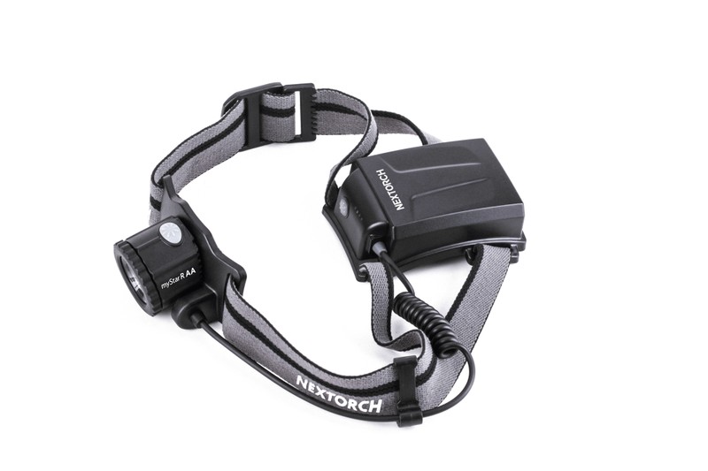 NEXTORCH myStar R AA LED Kopflampe 600 Lumen fokussierbar für 3x AA-Batterien in schwarz NEXTORCH myStar R AA LED Kopflampe 600 Lumen fokussierbar für 3x AA-Batterien in schwarz