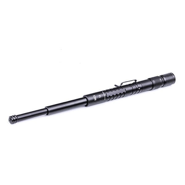 NEX N15L WALKER Ausziehbarer Einsatzstock leicht - 202g, 15" - 378 mm integrierter LED Taschenlampe 100 Lumen ohne Akku NEX N15L WALKER Ausziehbarer Einsatzstock leicht - 202g, 15" - 378 mm integrierter LED Taschenlampe 100 Lumen ohne Akku