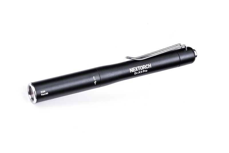 NEXTORCH DrK3 Pro - Professionelle Stift-LED-Taschenlampe mit Akku und USB-C-Anschluss zum Aufladen NEXTORCH DrK3 Pro - Professionelle Stift-LED-Taschenlampe mit Akku und USB-C-Anschluss zum Aufladen