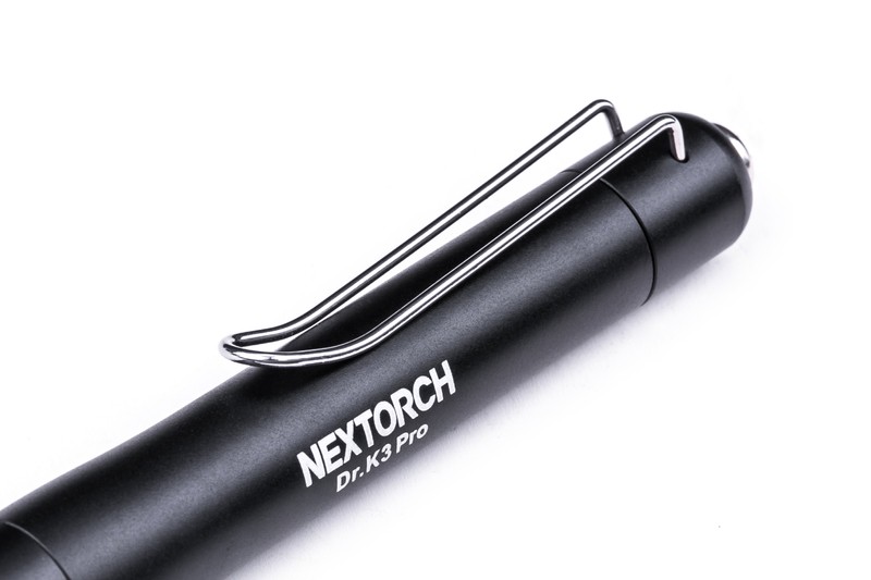 NEXTORCH DrK3 Pro - Professionelle Stift-LED-Taschenlampe mit Akku und USB-C-Anschluss zum Aufladen NEXTORCH DrK3 Pro - Professionelle Stift-LED-Taschenlampe mit Akku und USB-C-Anschluss zum Aufladen