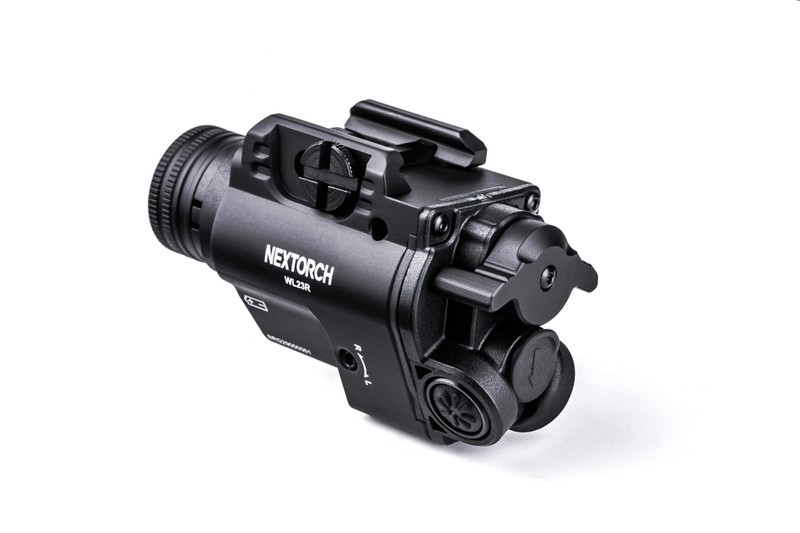 NEXTORCH WL23G leistungsstarkes Laser-Lichtmodul mit grünem Ziellaser und 1.300 Lumen weißen LED Licht für Kurzwaffen NEXTORCH WL23G leistungsstarkes Laser-Lichtmodul mit grünem Ziellaser und 1.300 Lumen weißen LED Licht für Kurzwaffen
