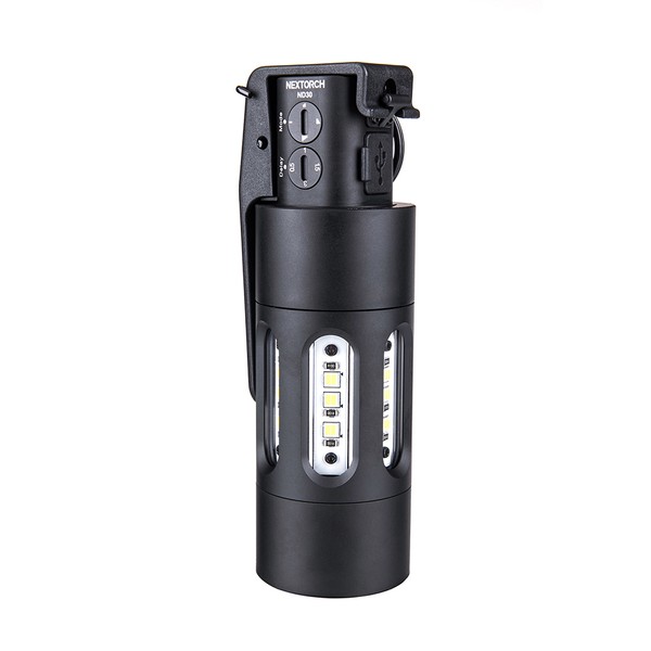 NEXTORCH ND30 - Tactical Electronic Irritator with 130dB Alarm Signal and 11,000 Lumen Strobe Flash NEXTORCH ND30 - Tactical Electronic Irritator with 130dB Alarm Signal and 11,000 Lumen Strobe Flash