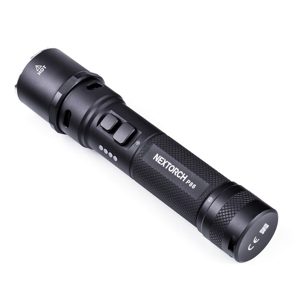 NEXTORCH P86 - 1600 Lumen Akku-LED-Taschenlampe mit 120dB Soundmodul – Notfall Glasbrecher NEXTORCH P86 - 1600 Lumen Akku-LED-Taschenlampe mit 120dB Soundmodul – Notfall Glasbrecher