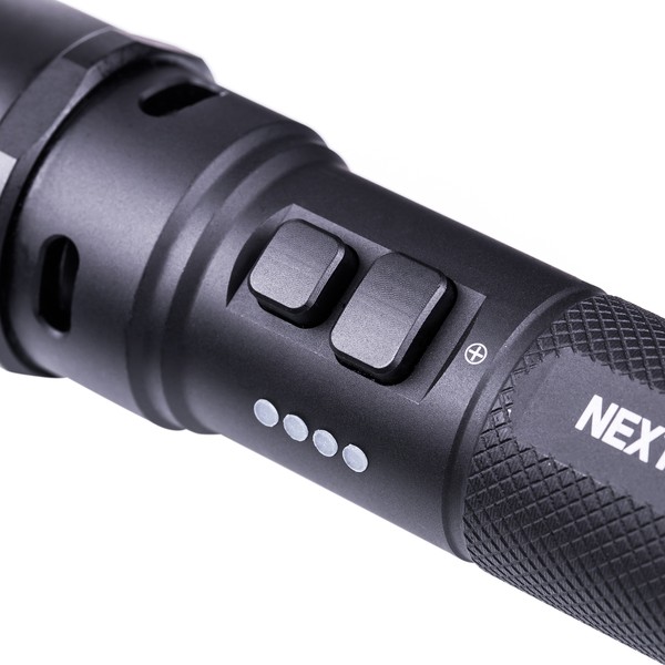 NEXTORCH P86 - 1600 Lumen Akku-LED-Taschenlampe mit 120dB Soundmodul – Notfall Glasbrecher NEXTORCH P86 - 1600 Lumen Akku-LED-Taschenlampe mit 120dB Soundmodul – Notfall Glasbrecher