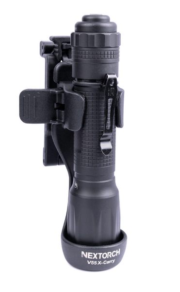 NEXTORCH V55 Tactical Flashlight Holster - 360 degree rotatable, quick release, belt clip with width reduction for TA41, TA30MAX, TA30, TA40, P5G, TA5, PA5 and more NEXTORCH V55 Tactical Flashlight Holster - 360 degree rotatable, quick release, belt clip with width reduction for TA41, TA30MAX, TA30, TA40, P5G, TA5, PA5 and more