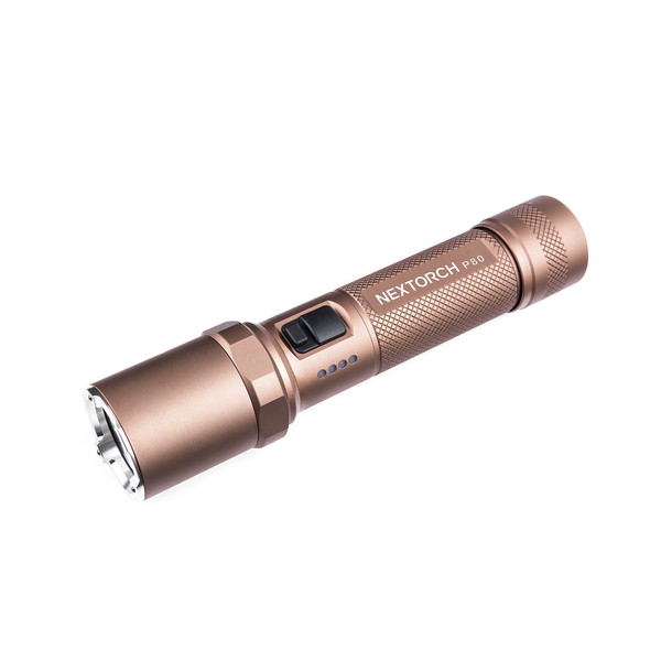 NEXTORCH P80 SONDEREDITION WOLF-BRAUN 1.600 Lumen Einsatz LED Taschenlampe, USB-C Akkuladefunktion, Glasbrecher aus Nano-Keramik NEXTORCH P80 SONDEREDITION WOLF-BRAUN 1.600 Lumen Einsatz LED Taschenlampe, USB-C Akkuladefunktion, Glasbrecher aus Nano-Keramik