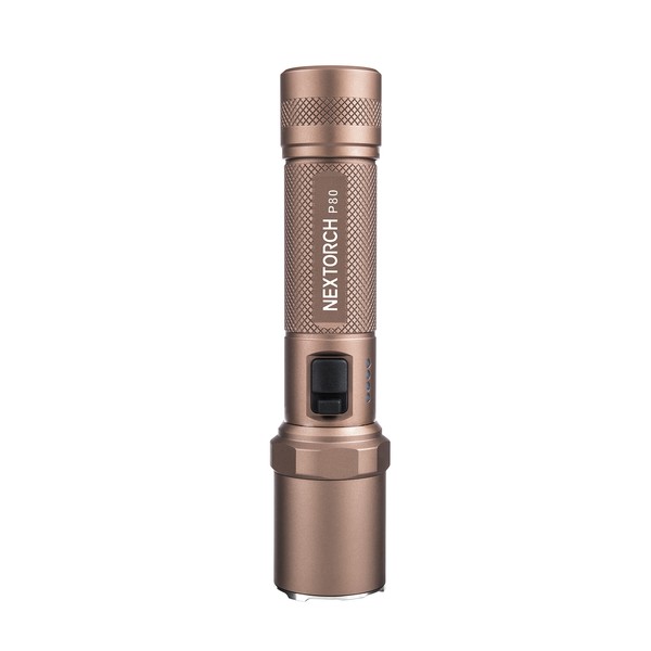 NEXTORCH P80 SONDEREDITION WOLF-BRAUN 1.600 Lumen Einsatz LED Taschenlampe, USB-C Akkuladefunktion, Glasbrecher aus Nano-Keramik NEXTORCH P80 SONDEREDITION WOLF-BRAUN 1.600 Lumen Einsatz LED Taschenlampe, USB-C Akkuladefunktion, Glasbrecher aus Nano-Keramik