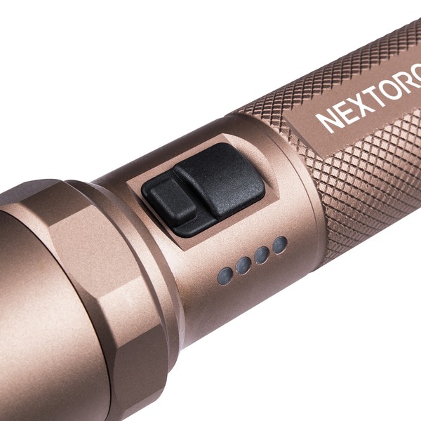 NEXTORCH P80 SONDEREDITION WOLF-BRAUN 1.600 Lumen Einsatz LED Taschenlampe, USB-C Akkuladefunktion, Glasbrecher aus Nano-Keramik NEXTORCH P80 SONDEREDITION WOLF-BRAUN 1.600 Lumen Einsatz LED Taschenlampe, USB-C Akkuladefunktion, Glasbrecher aus Nano-Keramik