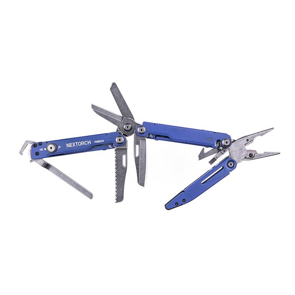 NEXTORCH - PIONEER MT20BE " Blue-Edition" Multi-Tool 14in1 tools & cutter for plastic handcuffs NEXTORCH - PIONEER MT20BE " Blue-Edition" Multi-Tool 14in1 tools & cutter for plastic handcuffs