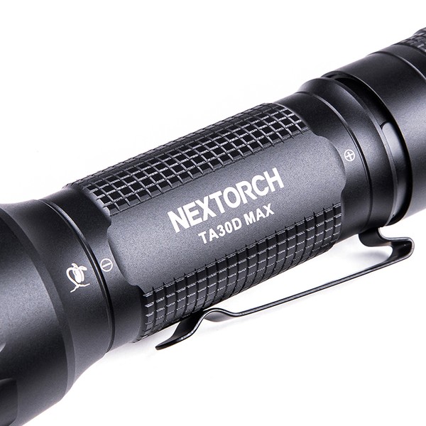 NEXTORCH TA30D MAX - 4000 Lumen Taktische LED Taschenlampe - Nano Keramik Glasbrecher - Stroboskopfunktion, inkl. FR-3 Führungshilfe NEXTORCH TA30D MAX - 4000 Lumen Taktische LED Taschenlampe - Nano Keramik Glasbrecher - Stroboskopfunktion, inkl. FR-3 Führungshilfe