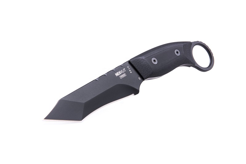 NEXKUT Taktikmesser-Set TUHON mit Kydex-Holster, D2 Stahl mit schwarzer Titan Beschichtung NEXKUT Taktikmesser-Set TUHON mit Kydex-Holster, D2 Stahl mit schwarzer Titan Beschichtung