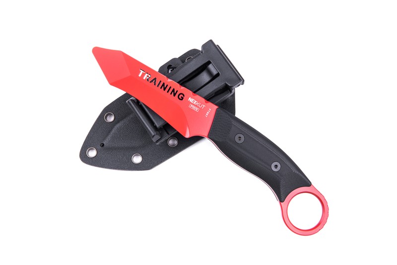 NEXKUT Taktikmesser-Set TUHON mit Kydex-Holster, D2 Stahl mit schwarzer Titan Beschichtung NEXKUT Taktikmesser-Set TUHON mit Kydex-Holster, D2 Stahl mit schwarzer Titan Beschichtung