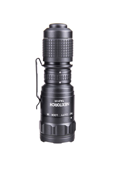 NEXTORCH TA21IR Taktische LED Taschenlampe, 1300 Lumen weiß, 900mW IR, Kopf mit Nano- Keramik Glasbrecher, Stroboskopfunktion NEXTORCH TA21IR Taktische LED Taschenlampe, 1300 Lumen weiß, 900mW IR, Kopf mit Nano- Keramik Glasbrecher, Stroboskopfunktion