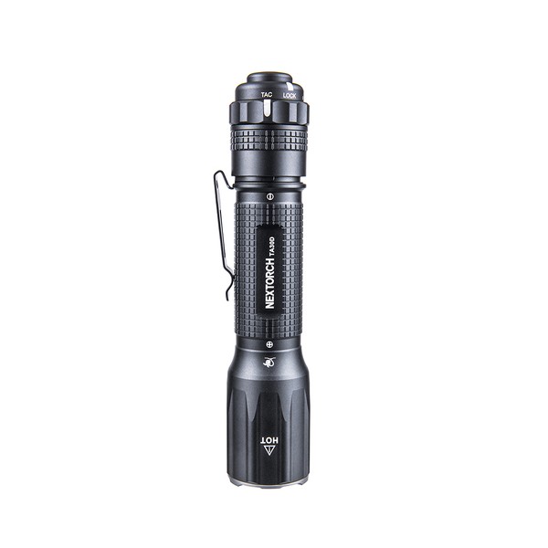 NEXTORCH TA30D - Next Generation Tactical LED Flashlight, with genuine 2200 lumens & NEW - with a lock function in the rear switch, head with nano-ceramic glass breaker and strobe function + FR-1 ring NEXTORCH TA30D - Next Generation Tactical LED Flashlight, with genuine 2200 lumens & NEW - with a lock function in the rear switch, head with nano-ceramic glass breaker and strobe function + FR-1 ring