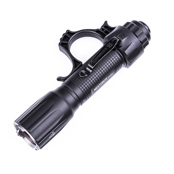 NEXTORCH TA30D - Next Generation Tactical LED Flashlight, with genuine 2200 lumens & NEW - with a lock function in the rear switch, head with nano-ceramic glass breaker and strobe function + FR-1 ring NEXTORCH TA30D - Next Generation Tactical LED Flashlight, with genuine 2200 lumens & NEW - with a lock function in the rear switch, head with nano-ceramic glass breaker and strobe function + FR-1 ring