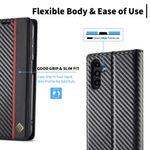 H131SA386A-LC-IMEEKE-Handy-Tasche-fuer-Samsung-Galaxy-S24-FE-Carbon-Wallet-Stripe-Huelle-Etui_5.jpg