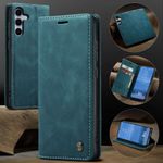 CASEME 013 Series Hülle schräg von vorne und von hinten mit 3 vorteilhaften Perspektiven an der rechten Seite untereinander in Blau für Galaxy S25 FE