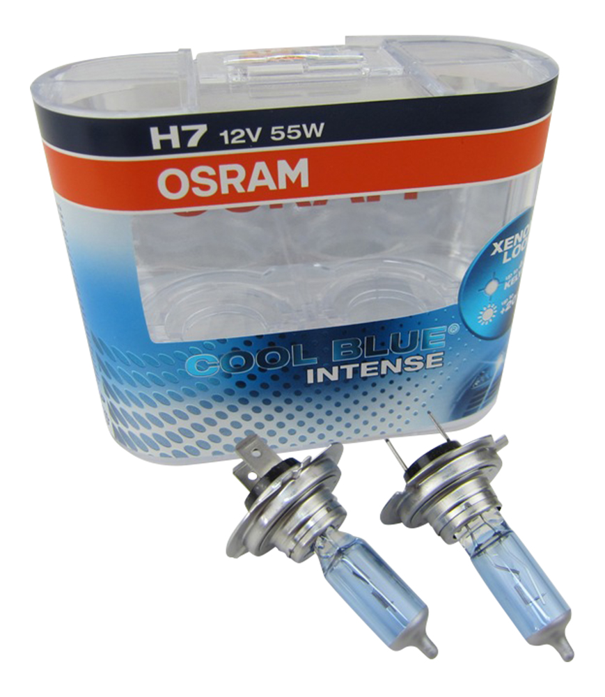 Osram H7 Cool BLUE Intense DUO-PACK Birnen Lampen #48 für FERNLICHT