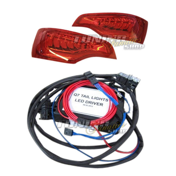 Original LED Rückleuchten SET für Audi Q7 4L Facelift inkl. Plug&Play Adapter