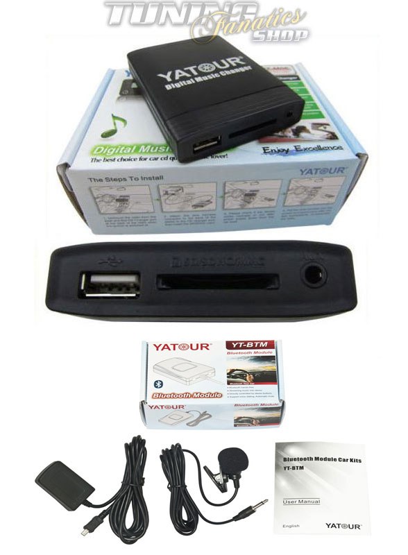 Bluetooth USB MP3 Aux CD Wechsler Adapter für Alfa Romeo Original Radio