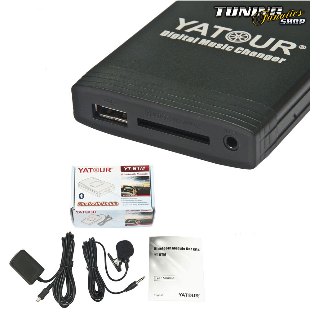 Bluetooth USB MP3 CD Wechsler Freisprecheinrichtung für Renault Radio Carminat