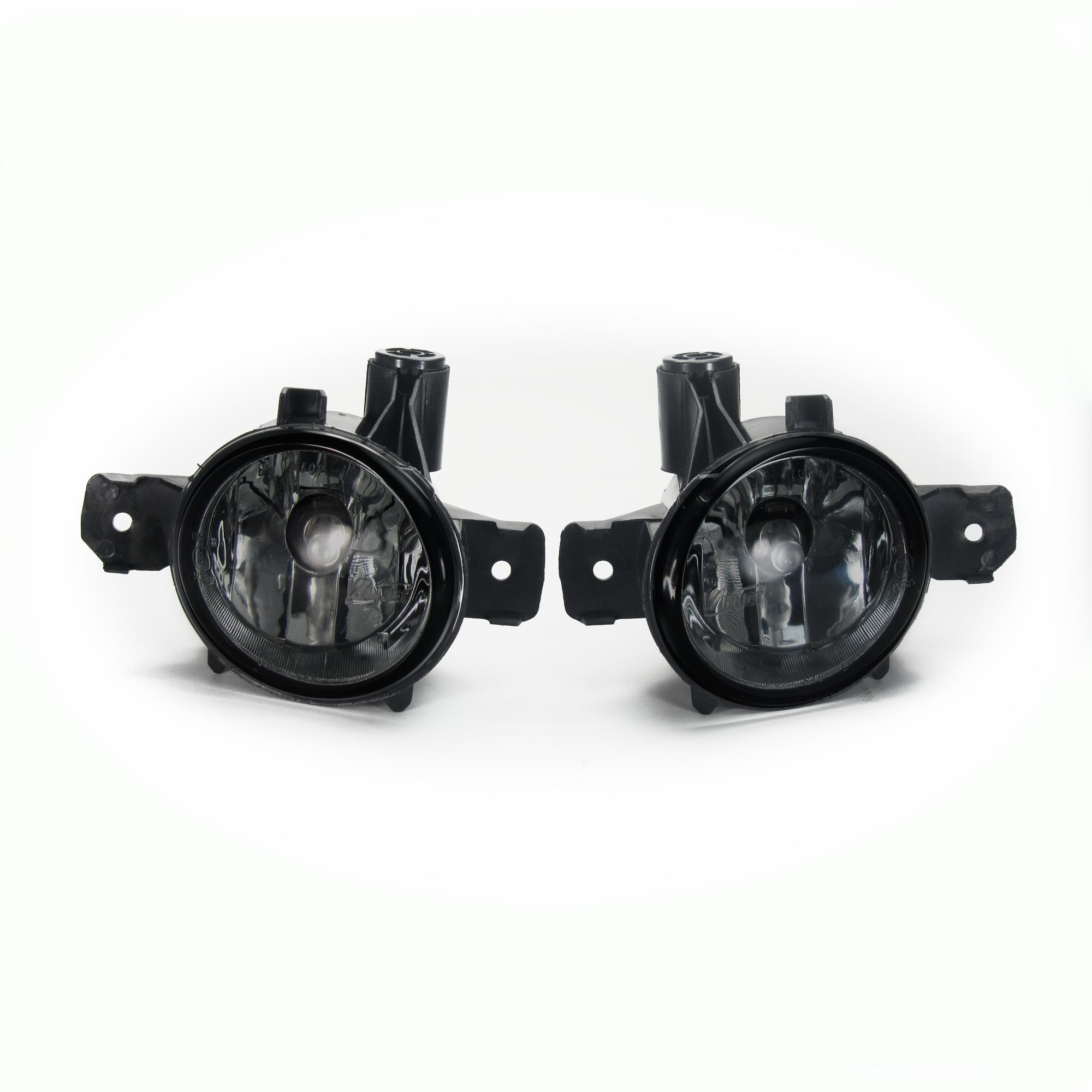2x Nebelscheinwerfer Klarglas SCHWARZ + H11 für BMW E81 E82 E87 E88 E84 E83 E70