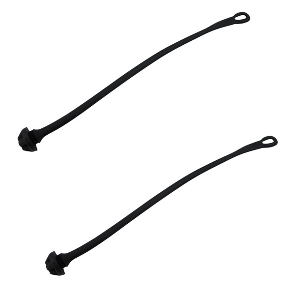 2x Halteband Gummi Hutablage Heckablage Gummi Kofferraum für VW Golf 2 3 Polo 6N