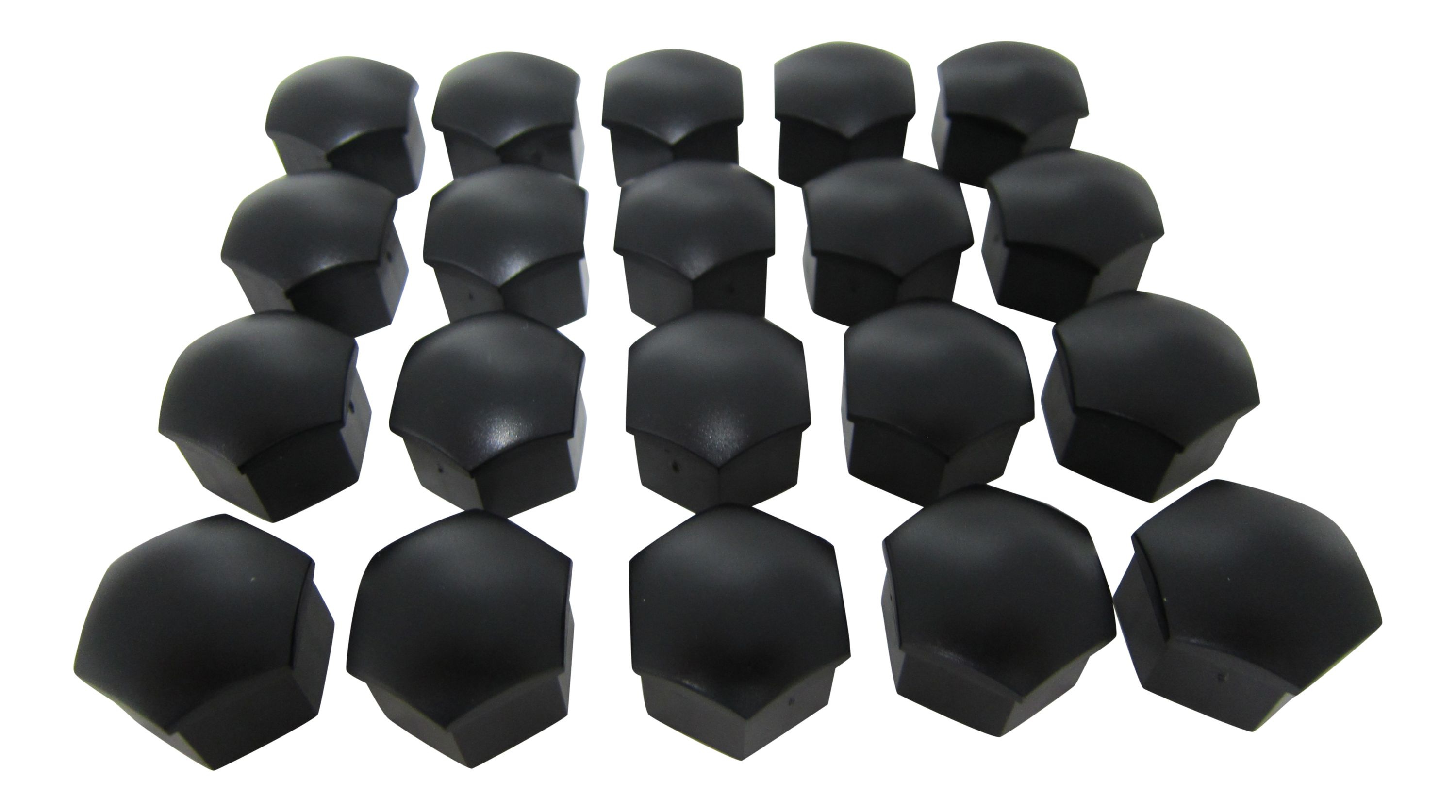 20x Original Seat Skoda Radschrauben Abdeckkappen Abdeckung Kappen SCHWARZ MATT