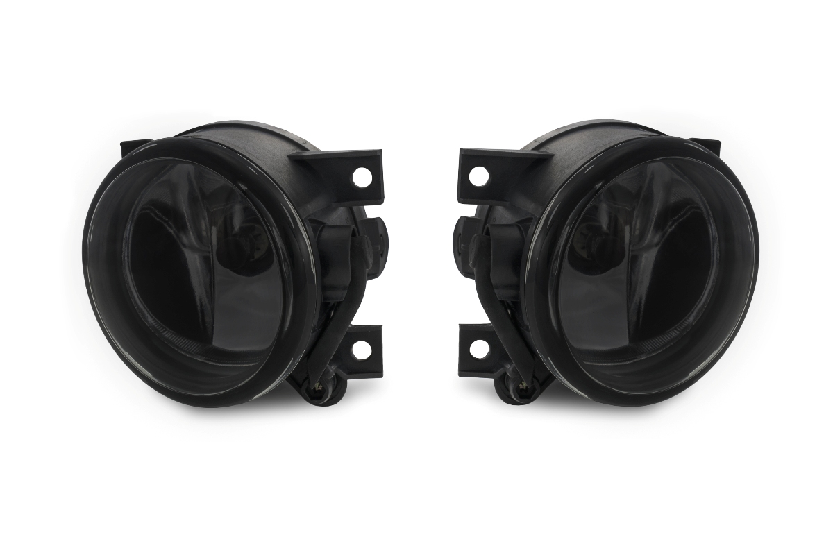 2x Nebelscheinwerfer Schwarz Smoke HB4 Birnen Links + Rechts für VW Eos 06-15