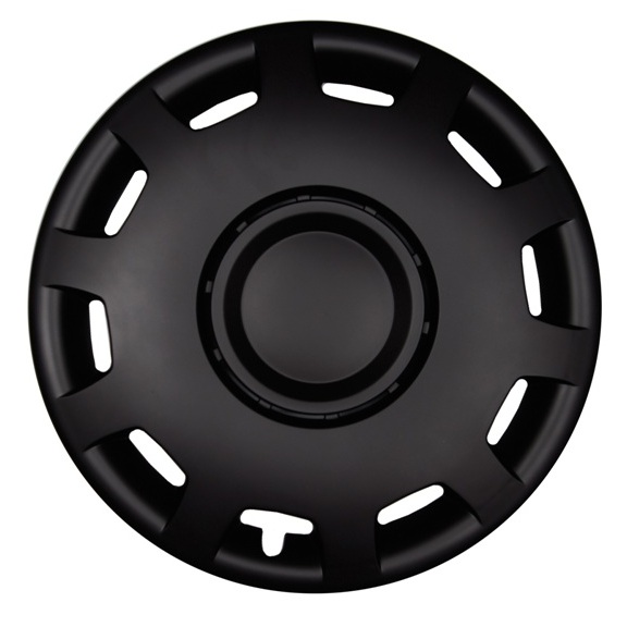 4x PREMIUM Radkappen Modell: Granit in Schwarz-Matt